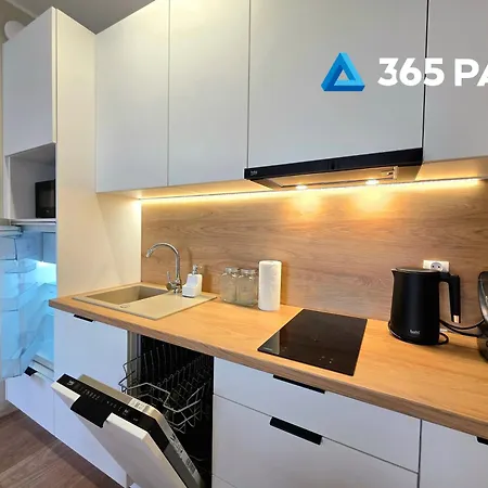 365pam - Nadmorski Blekit 6-os Z Widokiem Na Morze Apartmán Ustronie Morskie