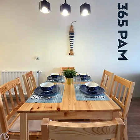 아파트 365pam - Nadmorski Blekit 6-os Z Widokiem Na Morze 우스트 노리 모르스키