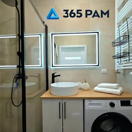 365pam - Nadmorski Blekit 6-os Z Widokiem Na Morze Apartmán Ustronie Morskie