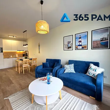 شقة 365pam - Nadmorski Blekit 6-os Z Widokiem Na Morze