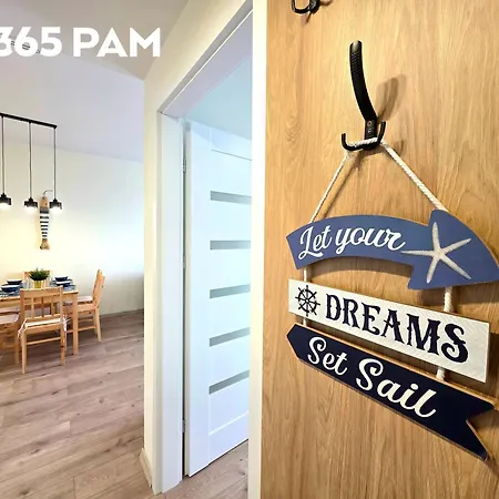 365pam - Nadmorski Blekit 6-os Z Widokiem Na Morze Apartmán *