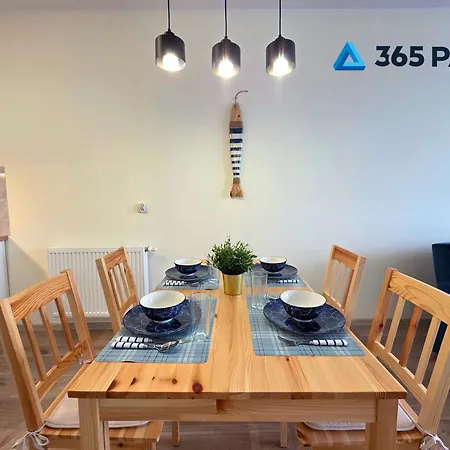 아파트 365pam - Nadmorski Blekit 6-os Z Widokiem Na Morze 우스트 노리 모르스키