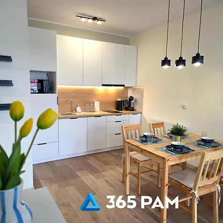 Apartment Nadmorski Blekit 6-os Z Widokiem Na Morze - 365pam