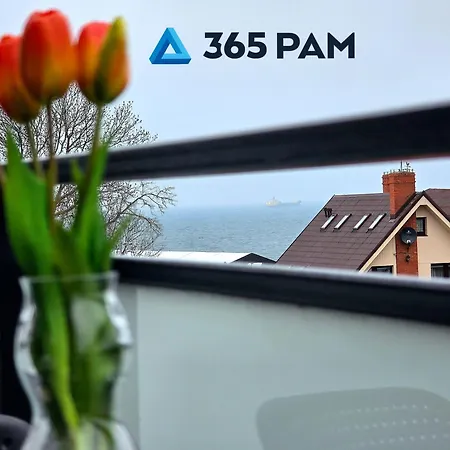 شقة 365pam - Nadmorski Blekit 6-os Z Widokiem Na Morze