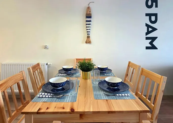 Lejlighed 365pam - Nadmorski Blekit 6-os Z Widokiem Na Morze Ustronie Morskie