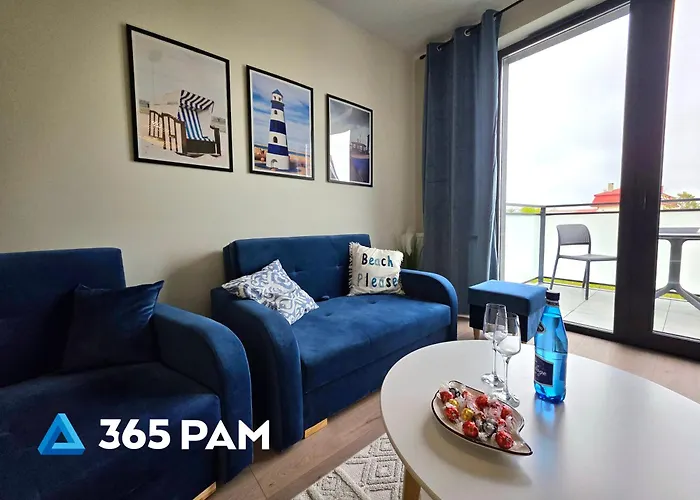 Lejlighed 365pam - Nadmorski Blekit 6-os Z Widokiem Na Morze