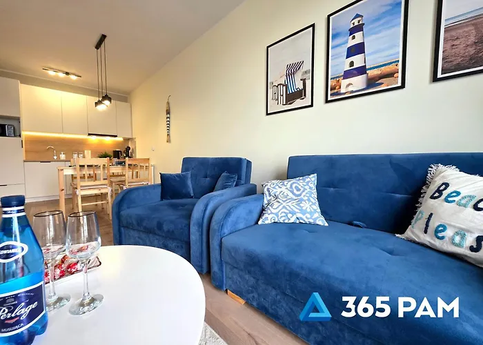 365pam - Nadmorski Blekit 6-os Z Widokiem Na Morze * Ustronie Morskie