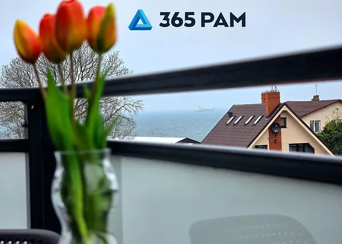 Lejlighed 365pam - Nadmorski Blekit 6-os Z Widokiem Na Morze